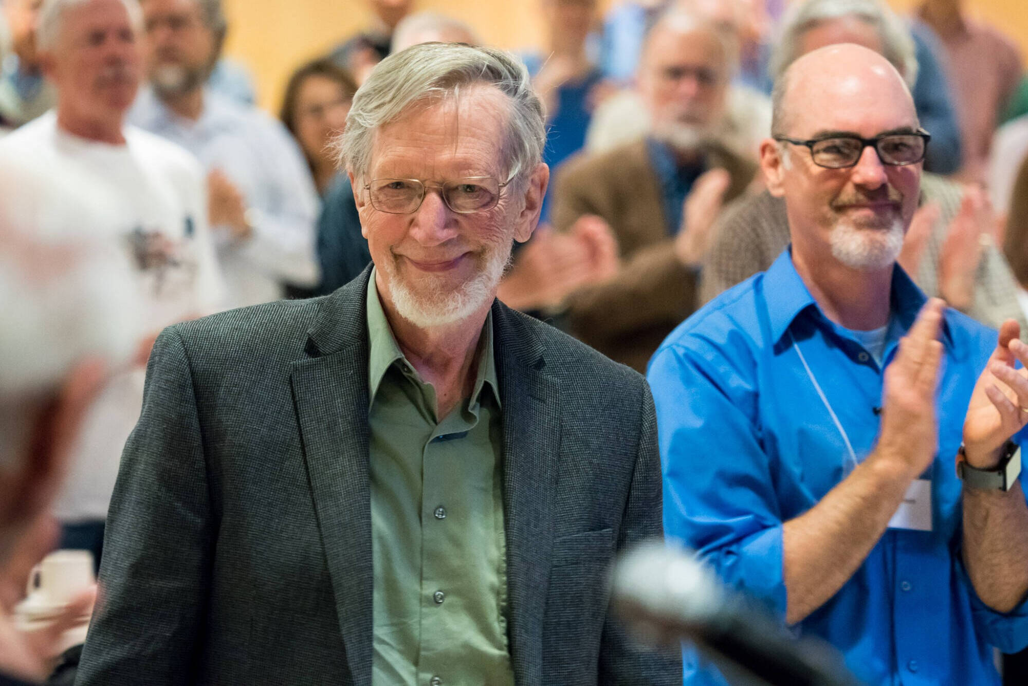 Alvin Plantinga and Scott Davison at the Grand Dialogue